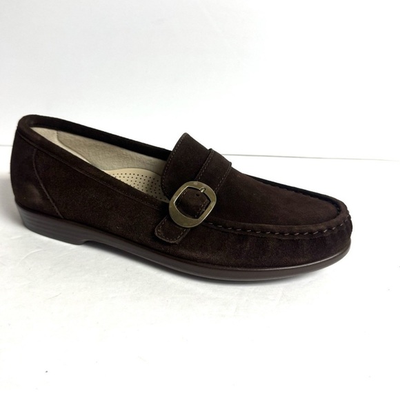 SAS Women's Lara Loafer Brown Suede Size 8.5N - Picture 1 of 6